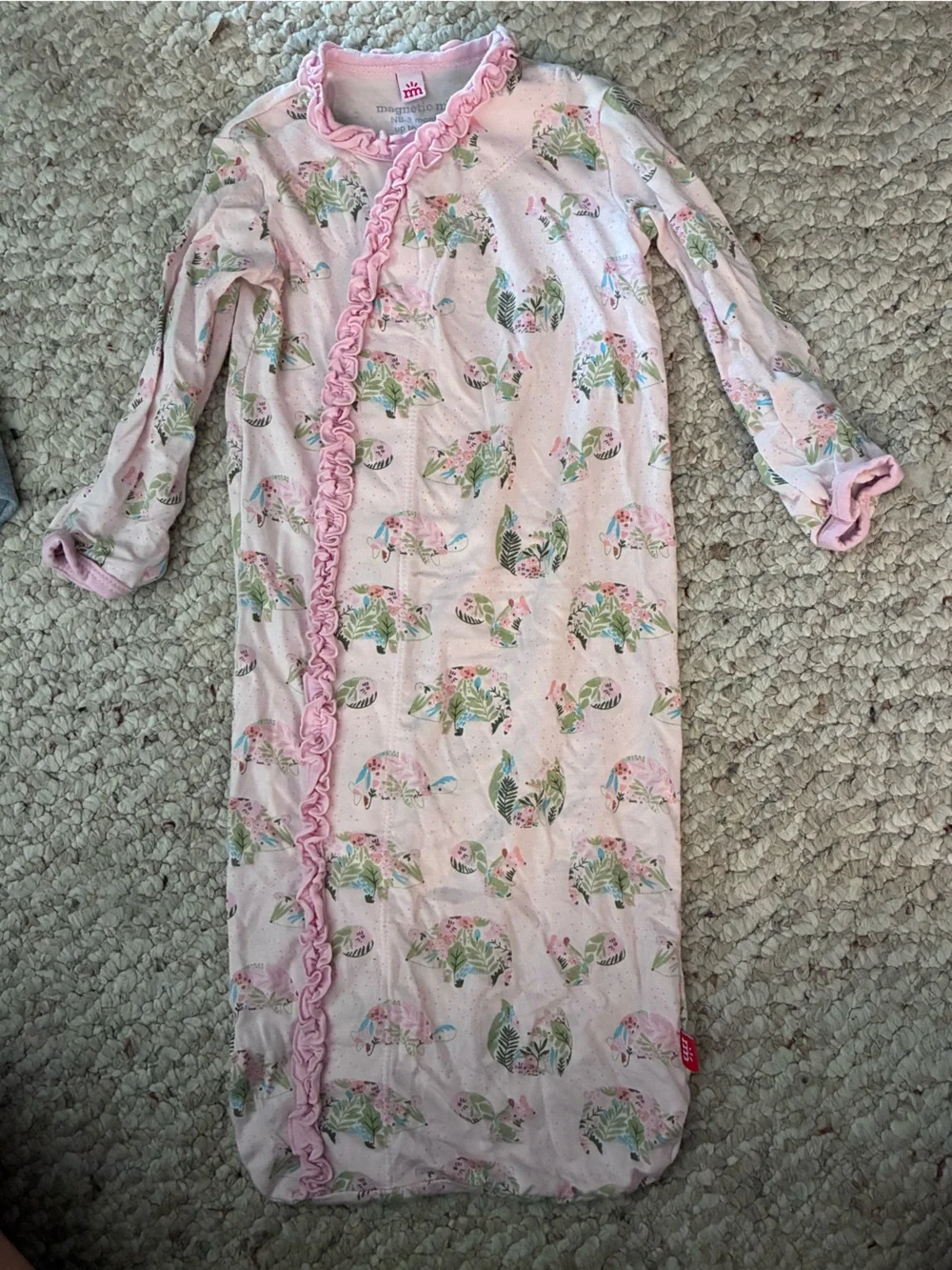 Magnetic Me and Kickee Pant Newbirn Sleep Gown